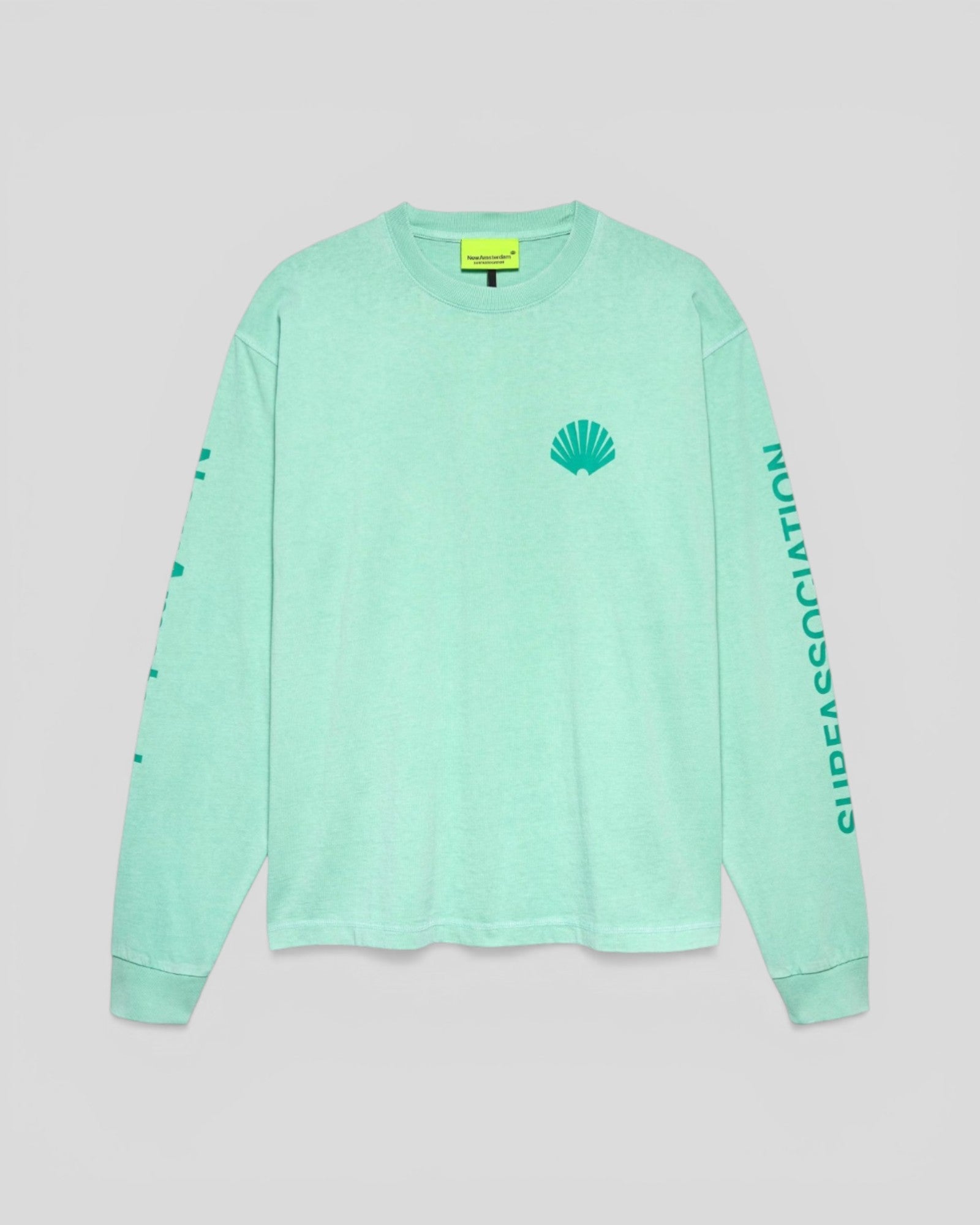 New Amsterdam || Logo Longsleeve - Ocean Wave / Sean Green - M’ New Amsterdam Surf Association