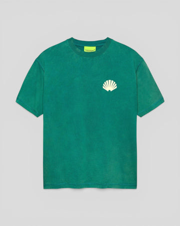 New Amsterdam || Logo Tee - Sea Green/Butter Yellow  -M' New Amsterdam Surf Association