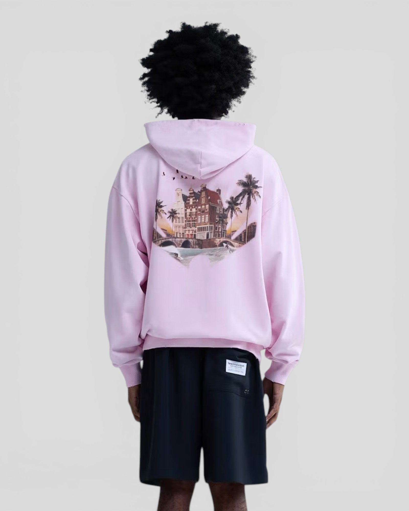 New Amsterdam || Tropical Hoodie - Pink Lady - M' New Amsterdam Surf Association