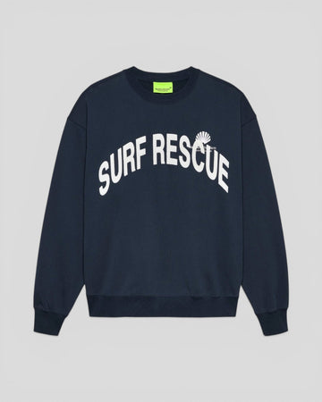 New Amsterdam || Surf Rescue Crewneck - Navy - M' New Amsterdam Surf Association