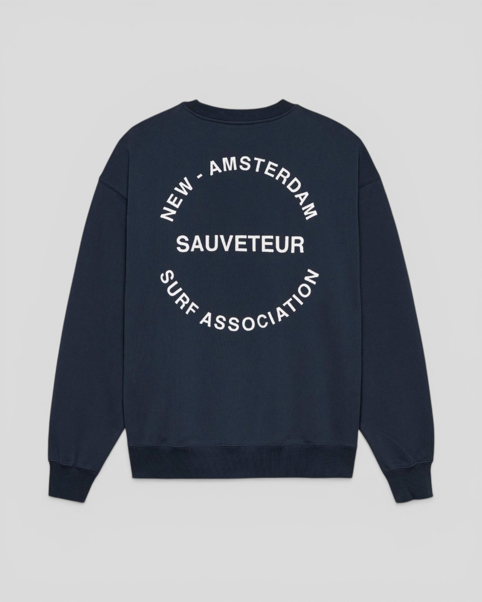 New Amsterdam || Surf Rescue Crewneck - Navy - M' New Amsterdam Surf Association