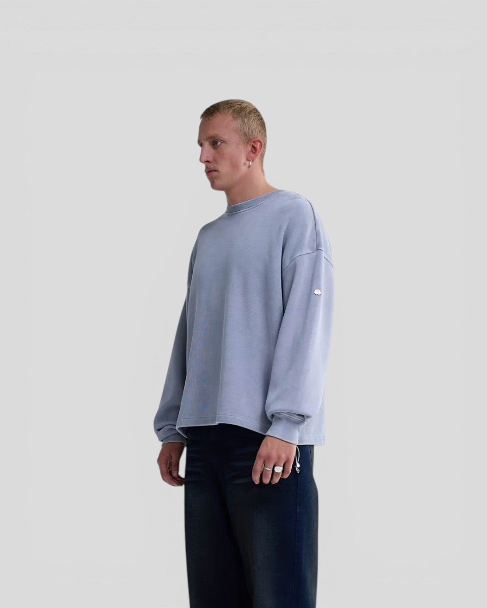 New Amsterdam || Plate Sweat - Washed Grey - M' New Amsterdam Surf Association