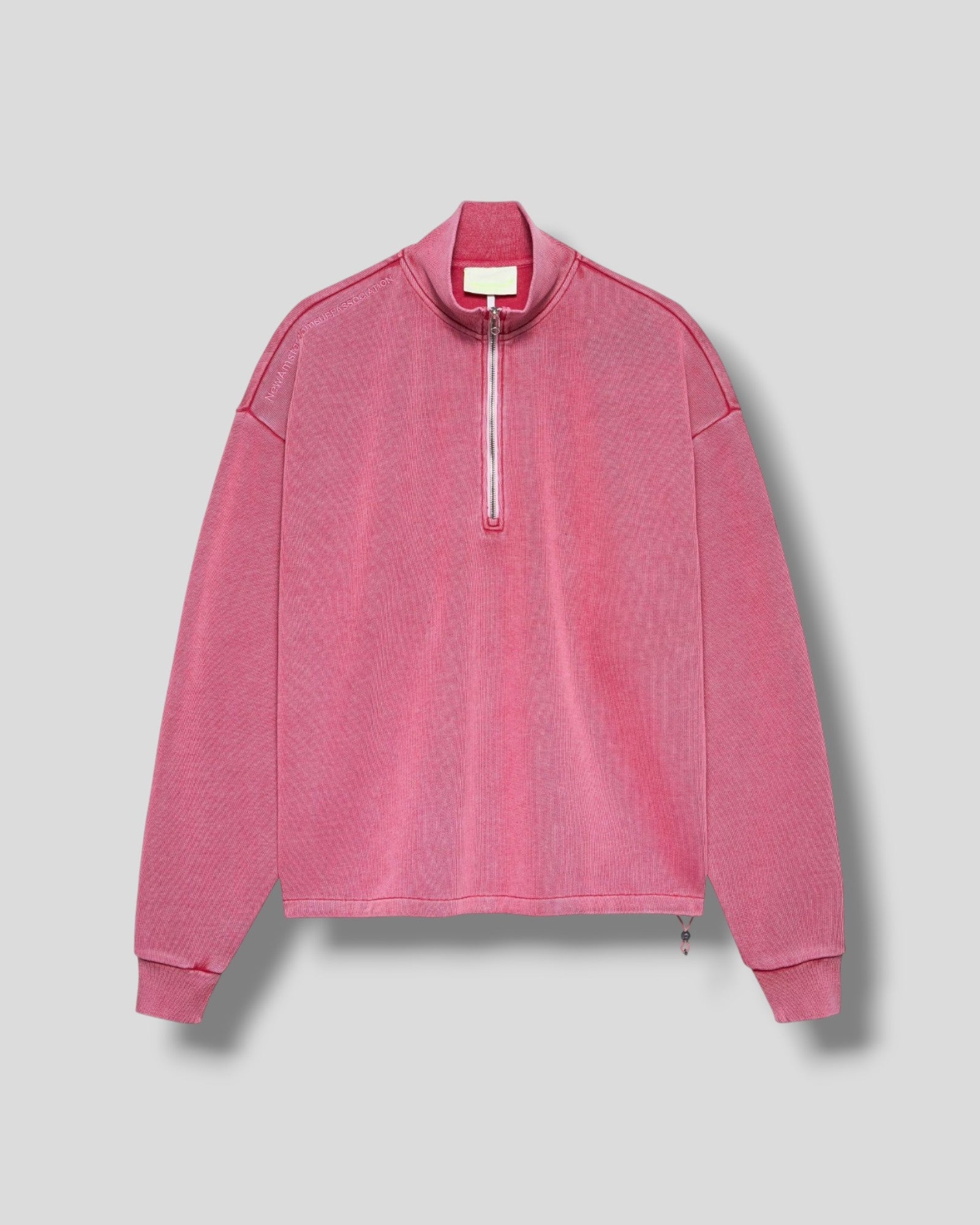 New Amsterdam || Plate Half-Zip - Washed Pink - M' New Amsterdam Surf Association