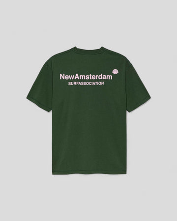 New Amsterdam || Logo Tee - Kombu Green New Amsterdam Surf Association
