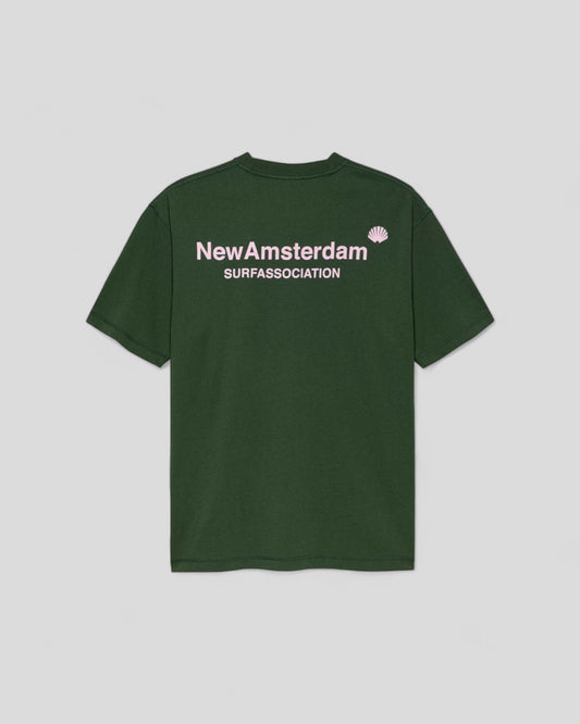 New Amsterdam || Logo Tee - Kombu Green New Amsterdam Surf Association