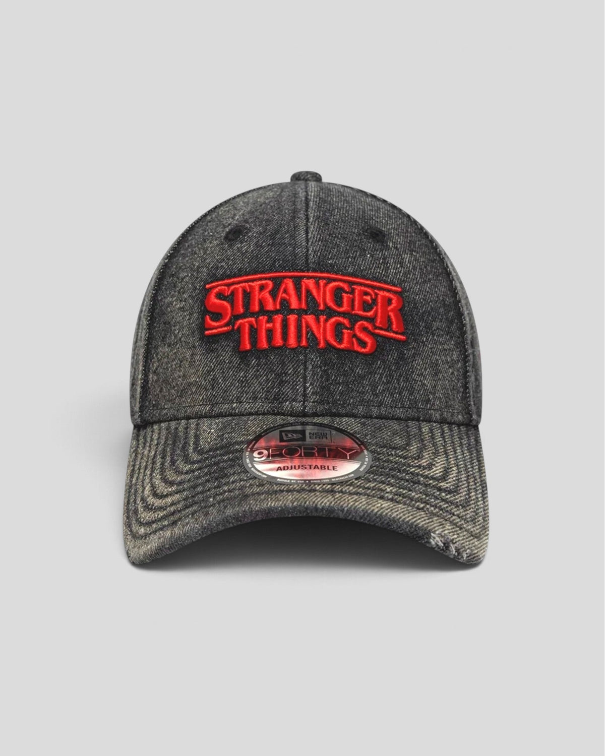 New Era || 9FORTY Adjustable Stranger Things Distressed - Noir - M' New Era