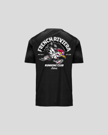 French Riviera Running Club X Kappa || Seagul Run - Black Antibes