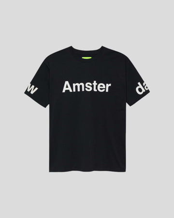 New Amsterdam || Big Logo Tee - Black New Amsterdam Surf Association