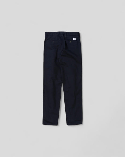 Norse Projects || Aros Regular Organic Broken Twill - Dark Navy