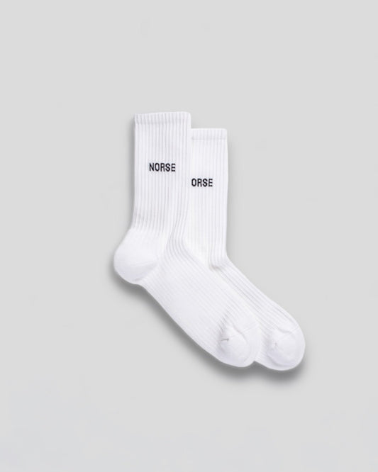 Norse Projects || Bjarki N Logo Sport - White - Pack X2 Norse Projects
