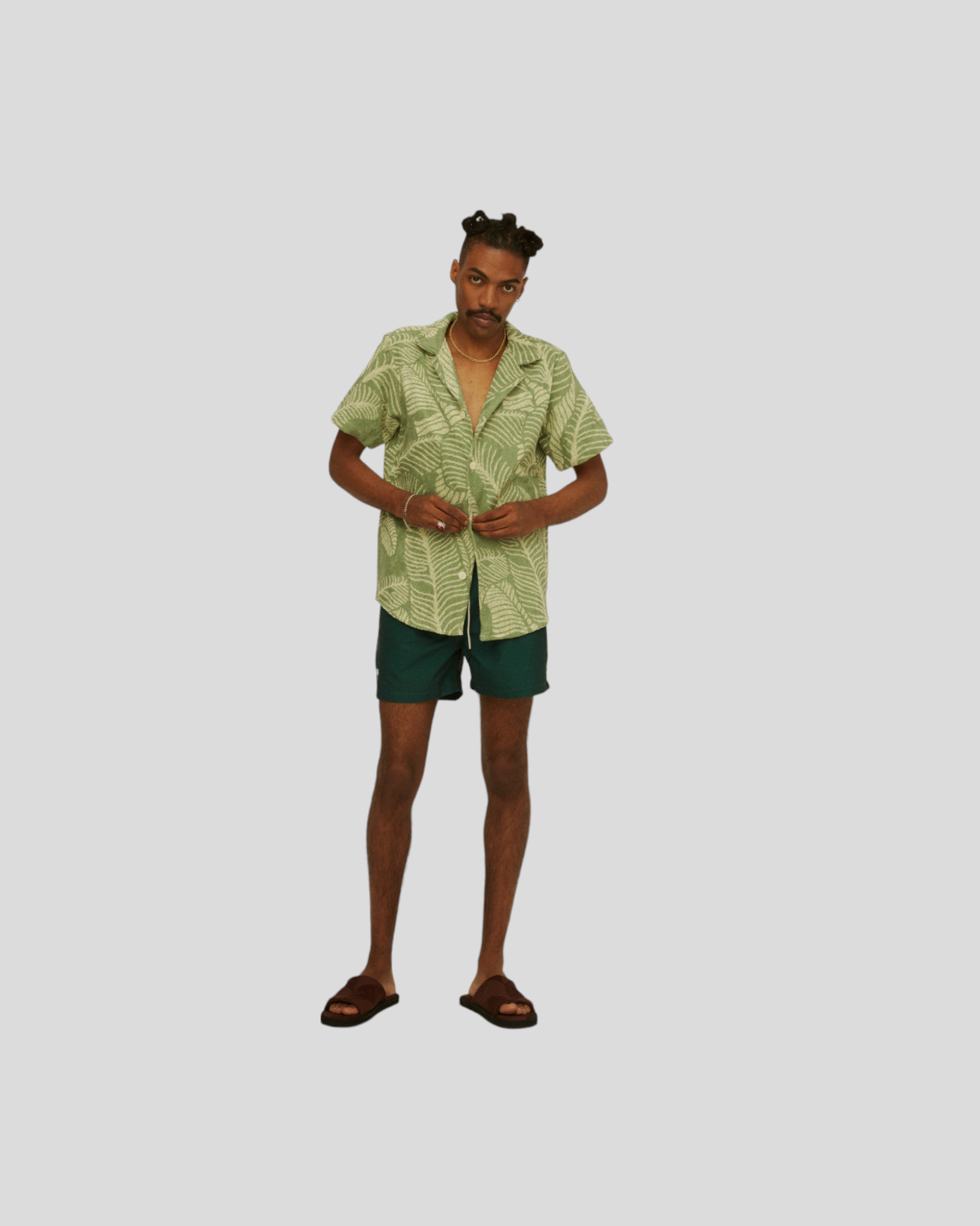 OAS || Banana Leaf Cuba Terry Shirt OAS Compagny