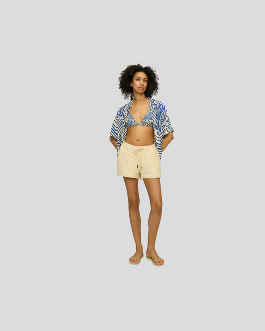 OAS || Drizzle Waffle Short - Ecru OAS Compagny