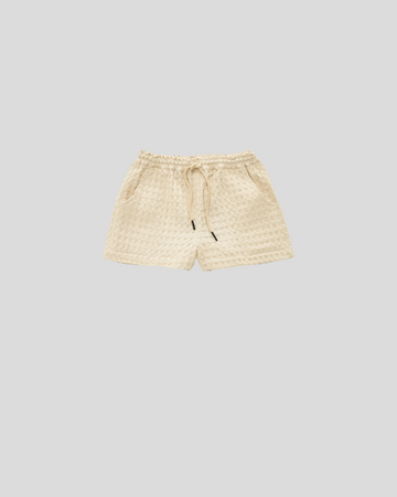 OAS || Drizzle Waffle Short - Ecru OAS Compagny