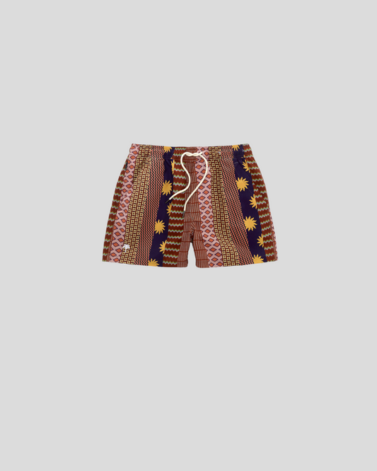 OAS || Mixtape Swim Short -Blue/ Red OAS Compagny