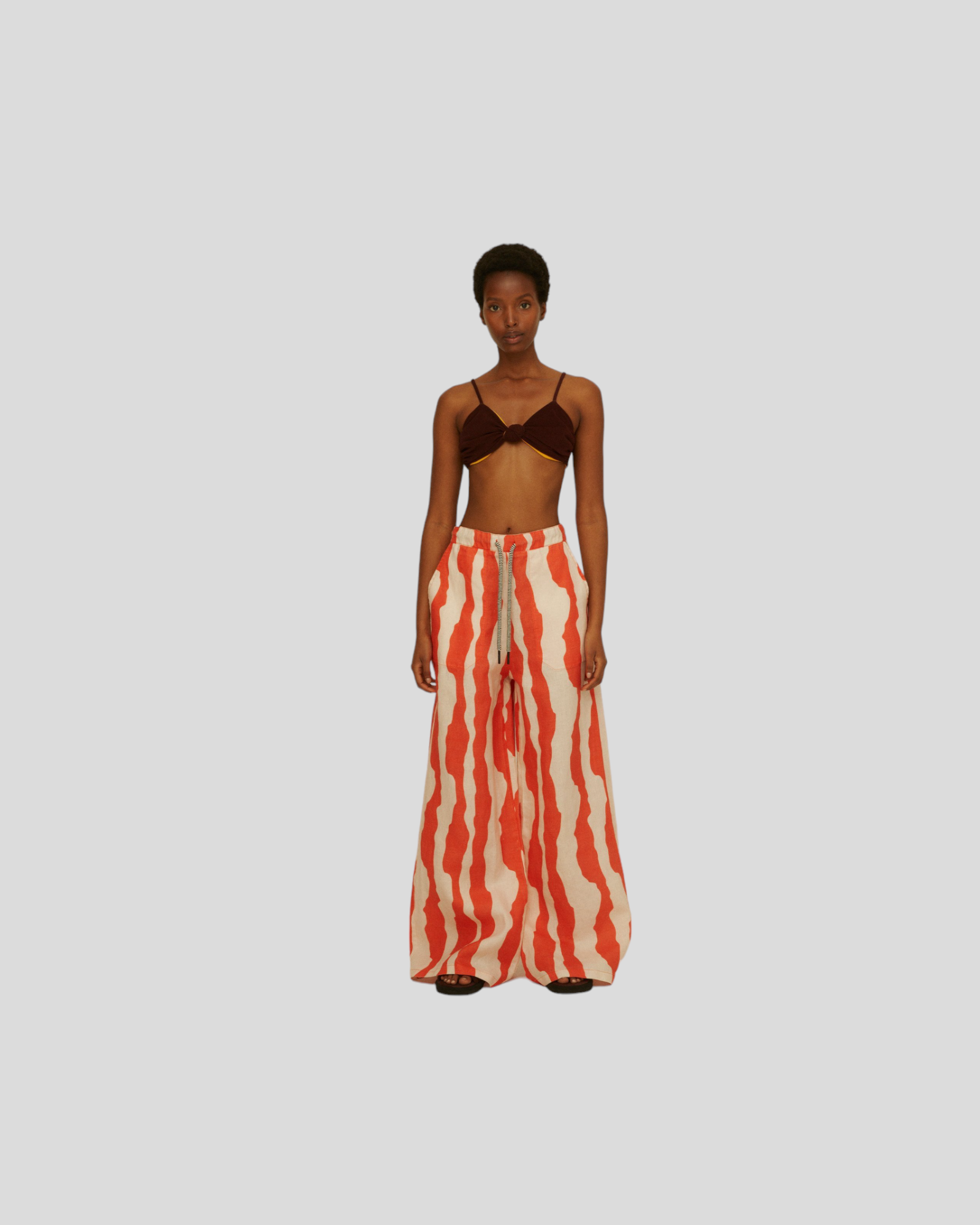 OAS || Orange Calima Mojave Linen Trousers OAS Compagny
