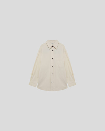 Autry || Overshirt Jacket Main Unisex - Cotton Cream Autry