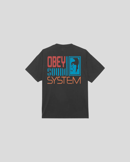 Obey || Sound System - Vintage Black Obey