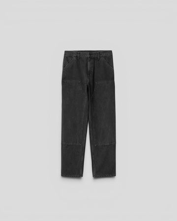Carhartt || Double Knee Pant - Black Stone Washed - M' Carhartt