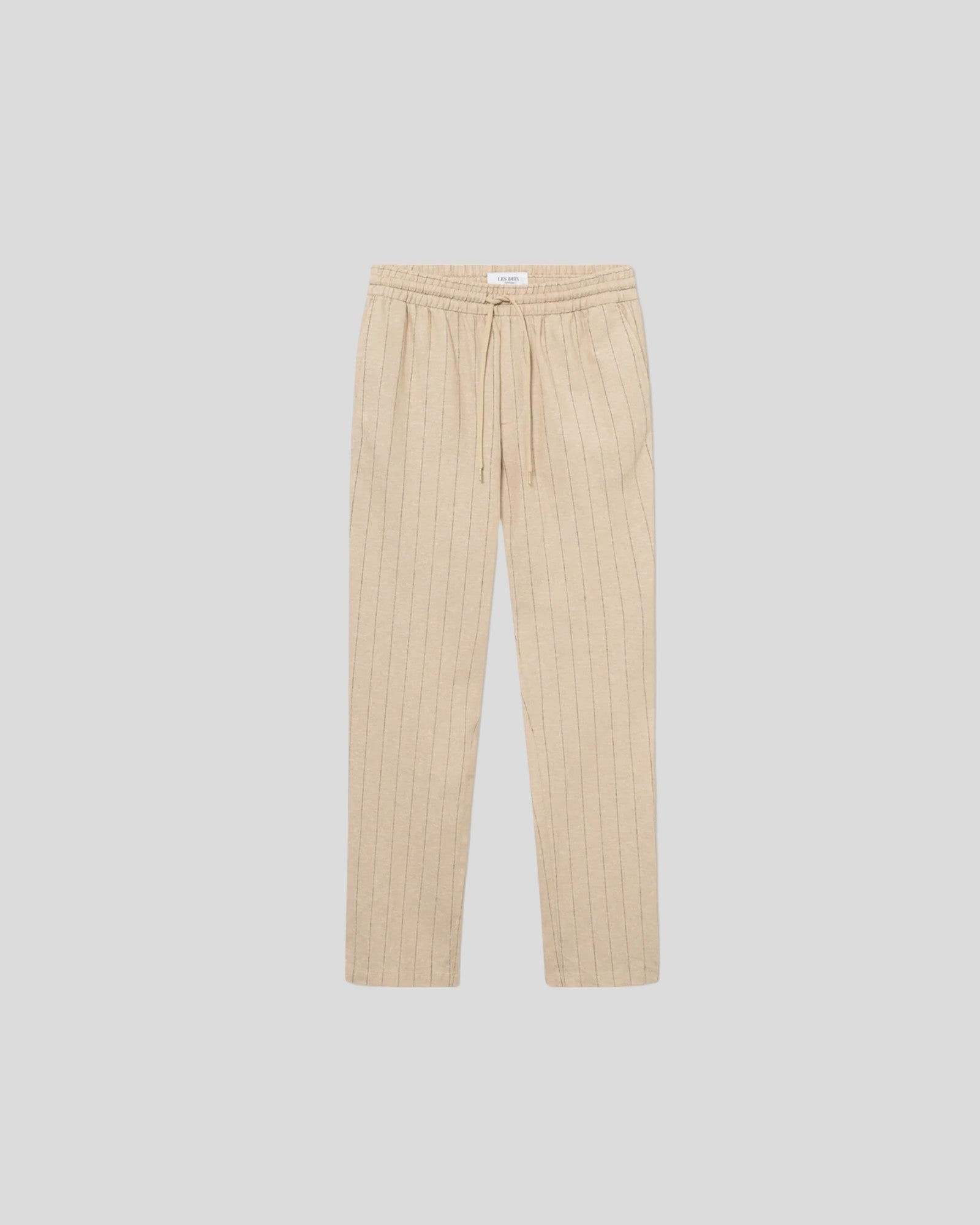 Les Deux || Patrick Linen Pants - Warm Sand/ Black Les Deux