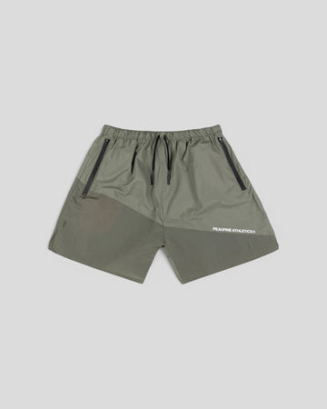 Peaufine || Patchwork Training Short V2 - Kaki Peaufine
