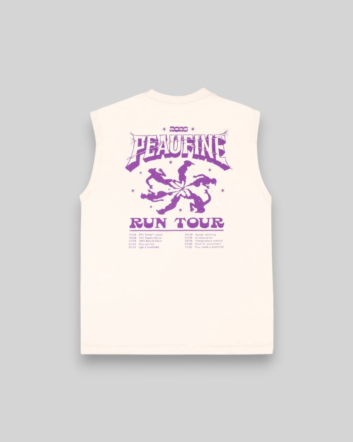 Peaufine || Wood Muscle Run Tour - Off White- M' Peaufine