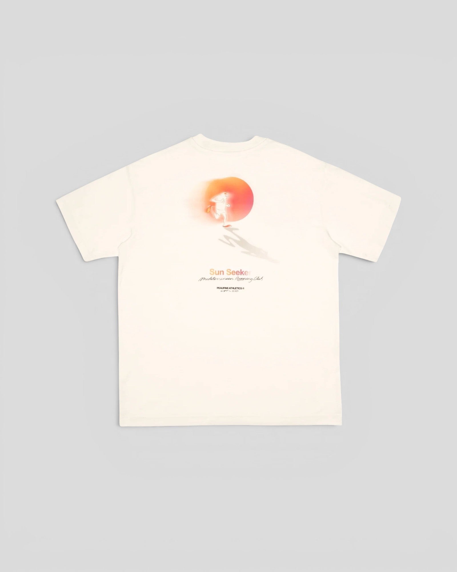 Peaufine || Oversize T-Shirt Sun Seeker - Off White - M’ Peaufine