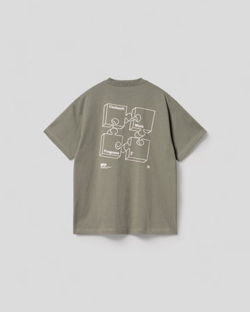 Carhartt || Assemble T-Shirt - Smoke Green/Natural Carhartt