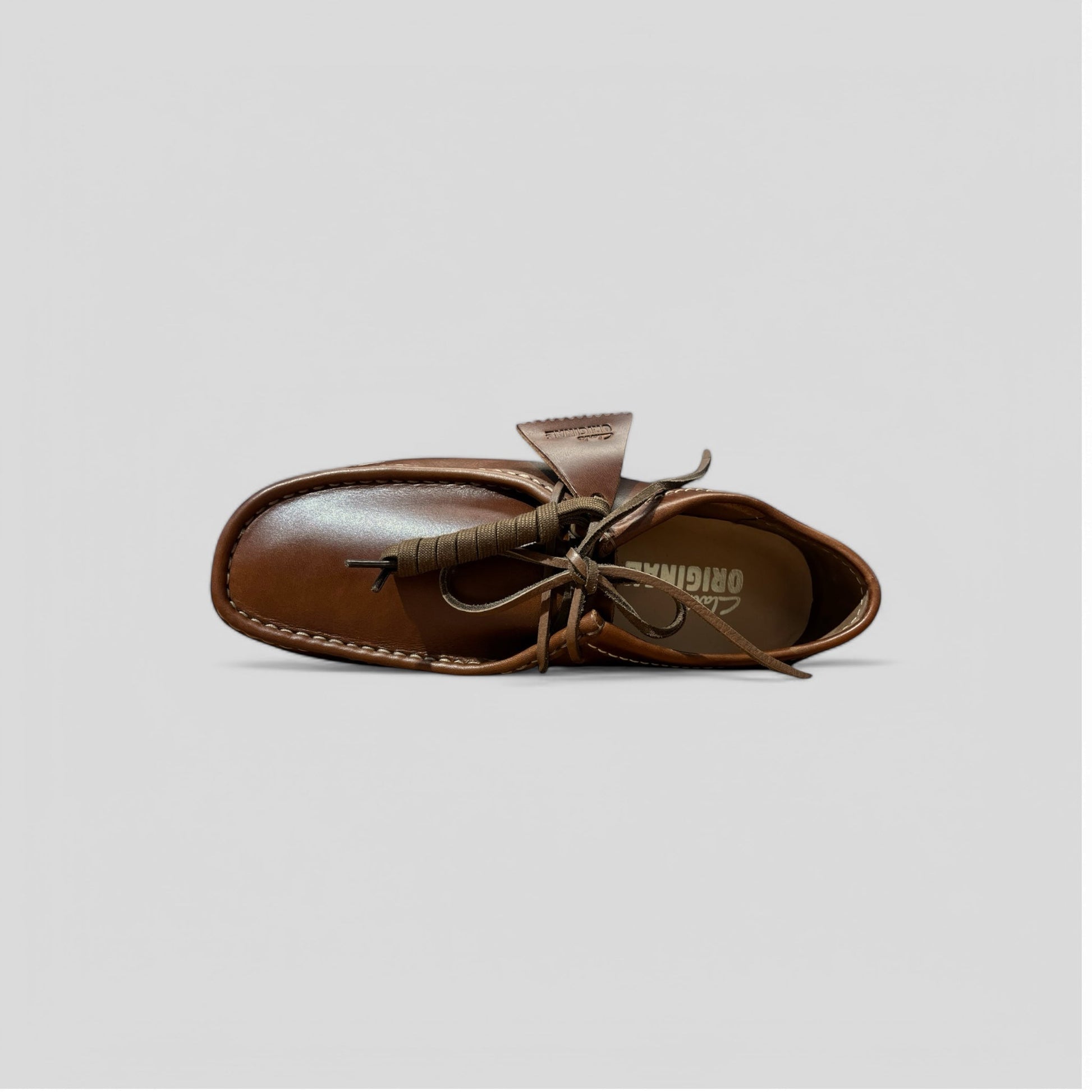 Clarks || Godney Lace - Brow Leather - M' Clarks