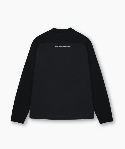 Peaufine || Rib Tech Longsleeve - Black Peaufine