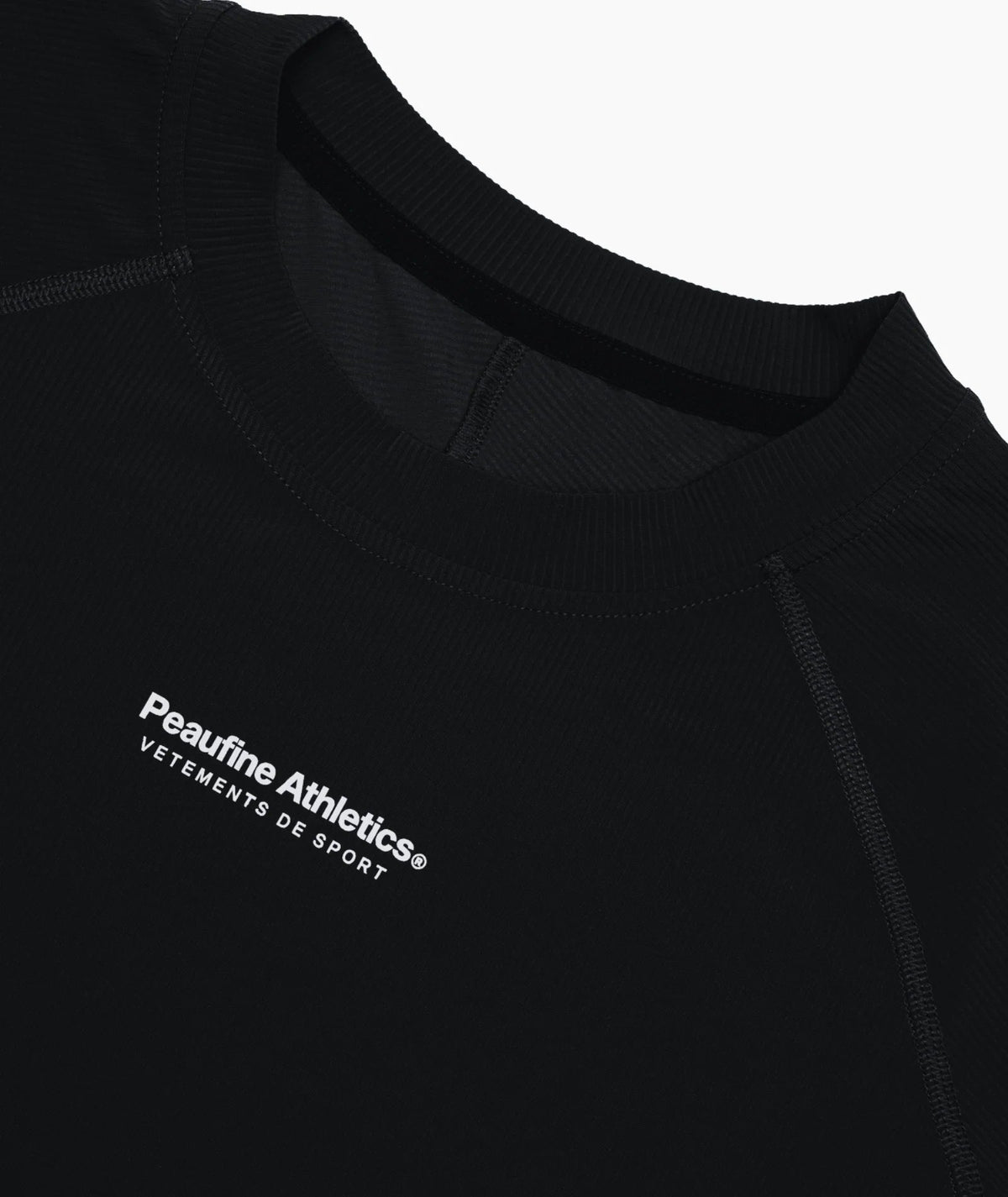 Peaufine || Rib Tech Longsleeve - Black Peaufine