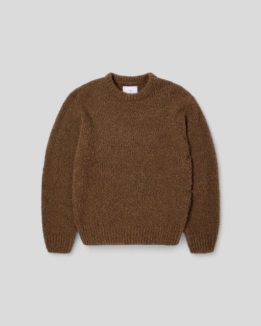 Edwin || Dun Textured Sweat - Taupe Garment Washed - M’ Edwin