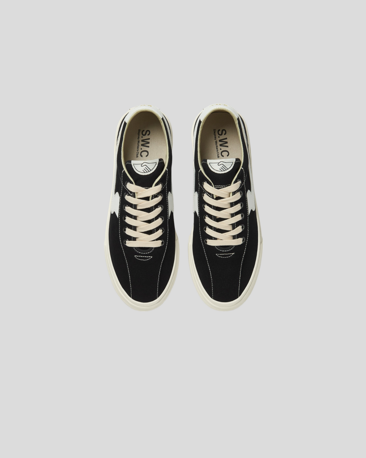Stepney Workers Club || Dellow S-Strike Canvas - Black/ White Stepney Workers Club