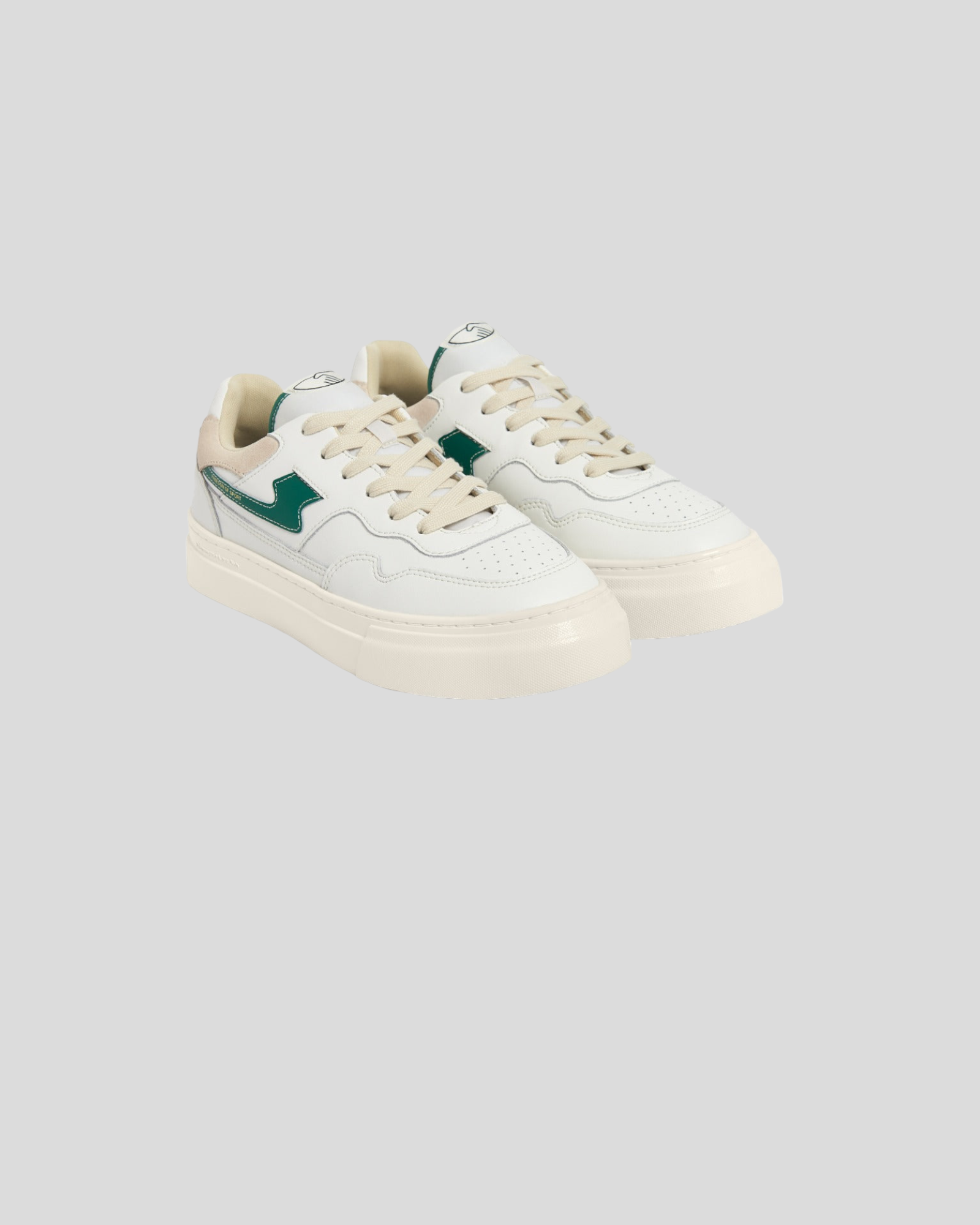 Stepney Workers Club || Pearl Strike Leather - White Green Stepney Workers Club