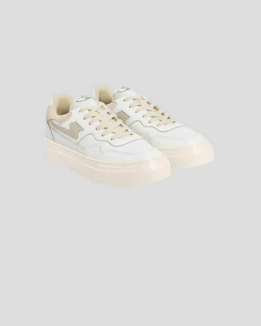 Stepney Workers Club || Pearl Strike Leather - White/ Putty