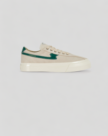 Stepney Workers Club || Dellow S-Strike Suede - Ecru Green Stepney Workers Club