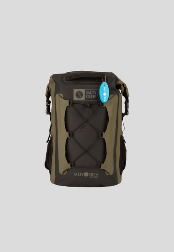 SALTY CREW || Voyager Roll Top Backpack || Black/Military Salty Crew