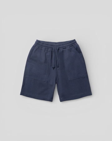 Service Works || Seersucker Chef Shorts - Dark Navy Service Works