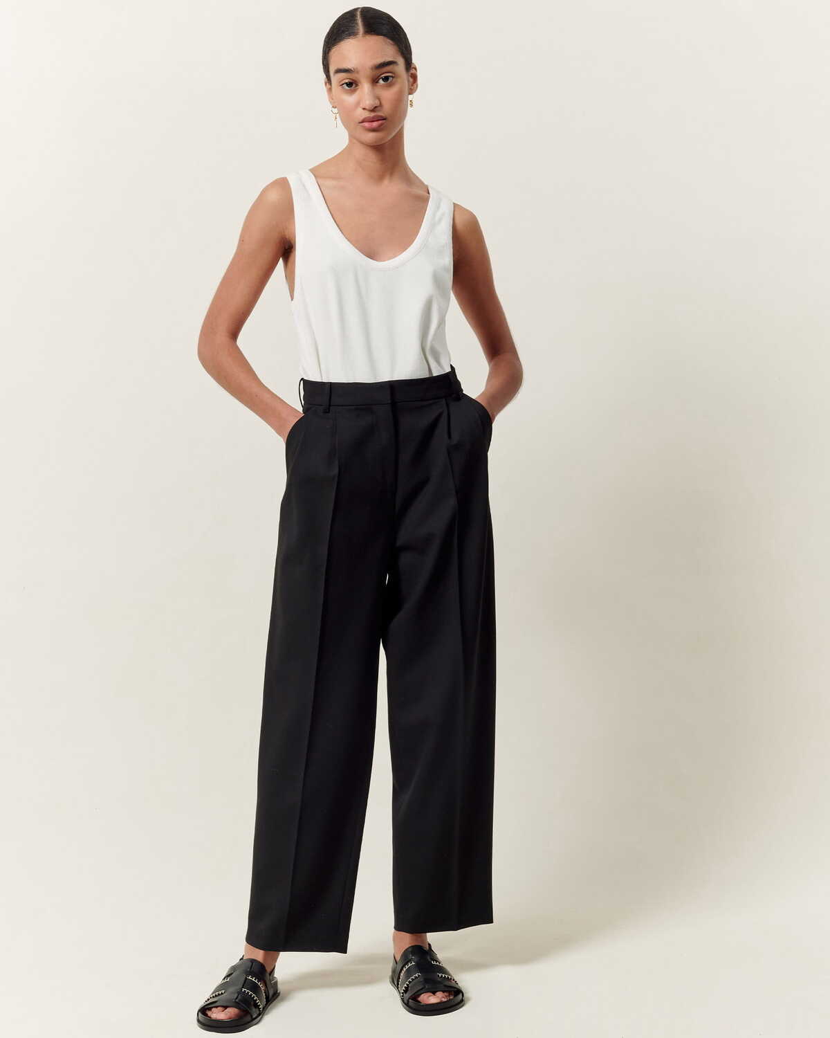 Sessùn || Trevor - Pantalon de costume - Black Sessùn