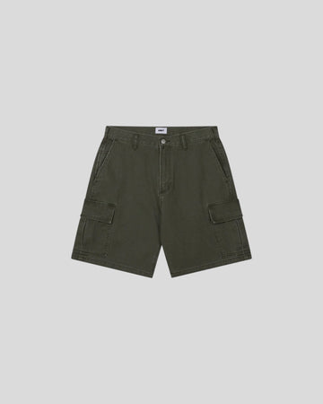 Obey || Bigwig Baggy Denim Cargo Short - Grape Leaf Faded Washed - M" Obey