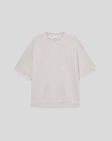 Les Deux || Sully Patch Sweatshirt - Grey Melange