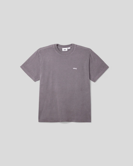 Obey || Lowercase Pigment Tee SS Pigment - Digital Black - M" Obey