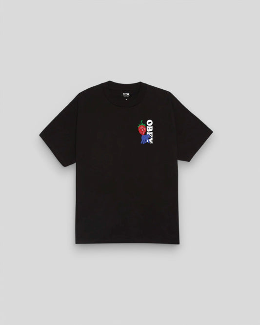 Obey || Strawberry Tee - Black - M" Obey