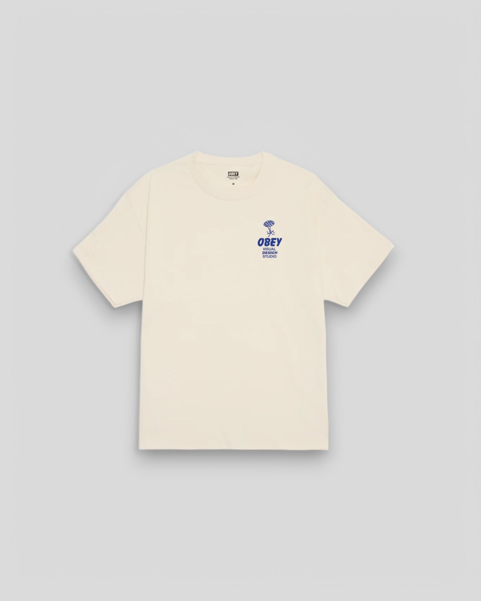 Obey || Building Strong Minds Tee - Cream - M" Obey
