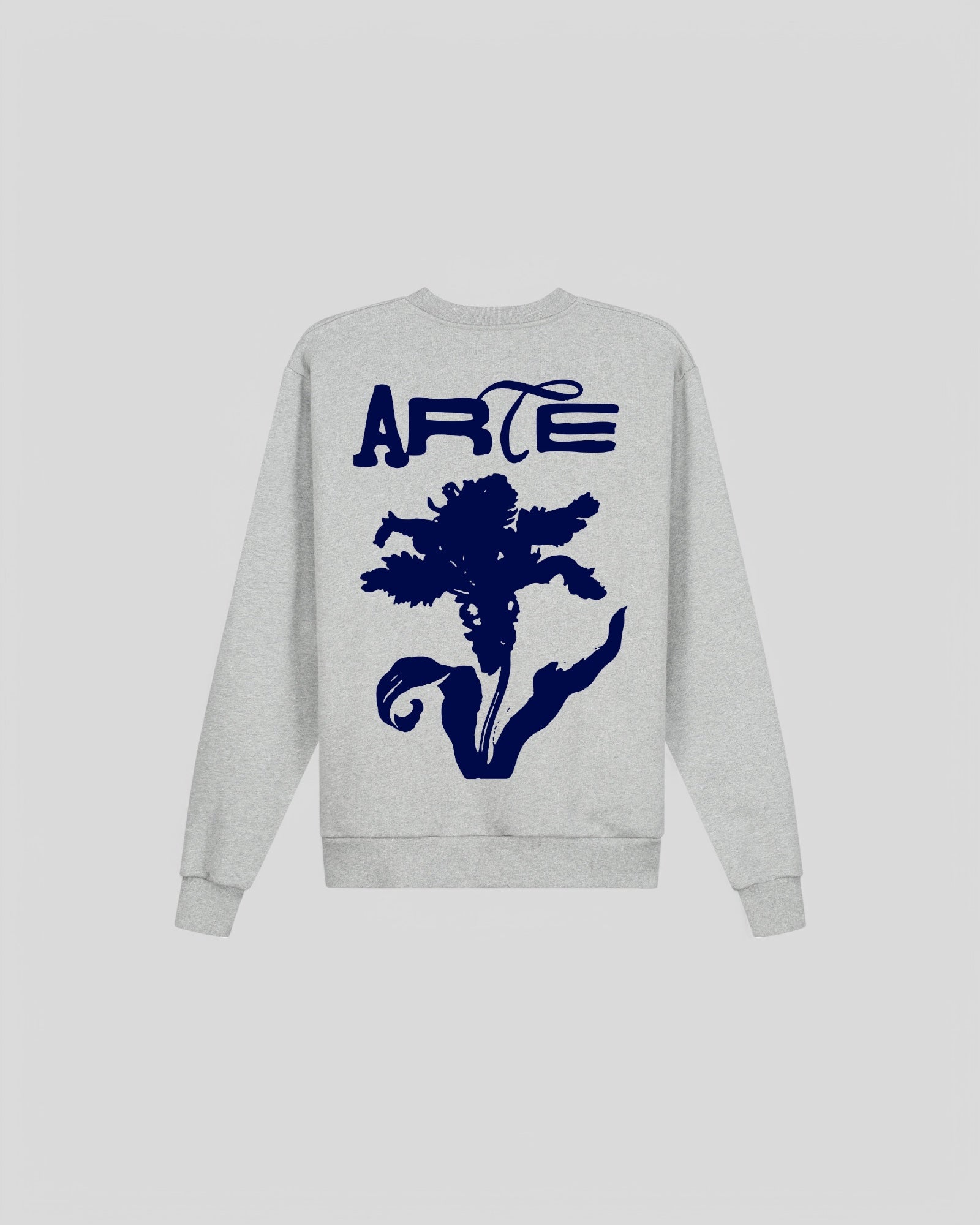 Arte || Flower Crewneck - Grey - M" Arte