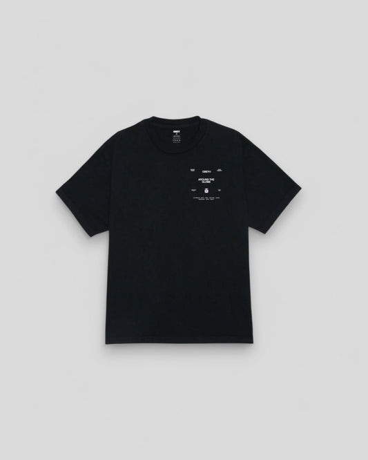 Obey || Around The Globe Pigment True - Vintage Black - M" Obey