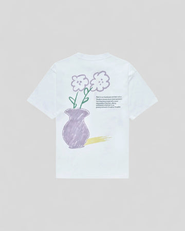 Woodbird || WBBaine Cray Tee - White Woodbird