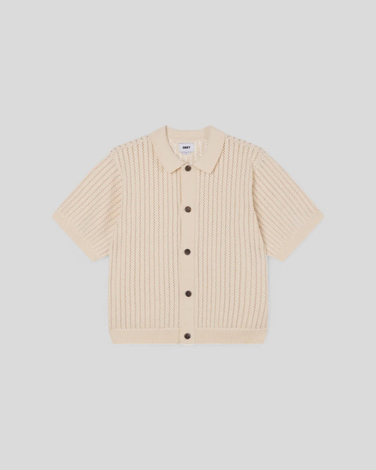 Obey || Dez Sweater Shirt - Unbleached - M" Obey