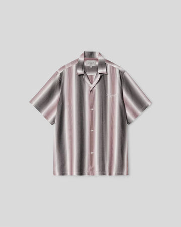 Carhartt || DASHNER S/S SHIRT - STRIPE GRAPHITE/ WHITE M" Carhartt