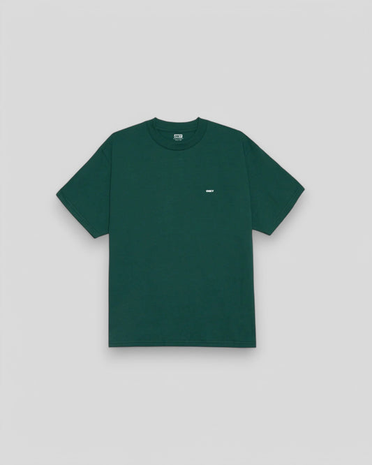 Obey || Cropped Icon Tee - Rain Forrest - M" Obey