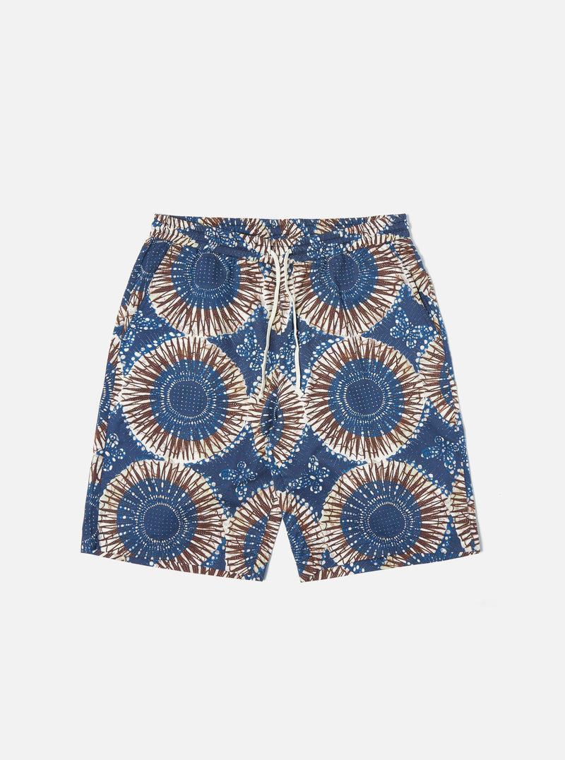 Universal Works || Lumber - Short - Hokkoh Print Navy Universal Works